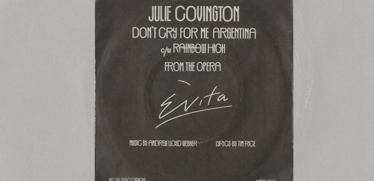 Vandaag: soundtrack Evita op 1