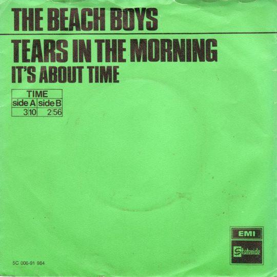 Coverafbeelding Tears In The Morning - The Beach Boys