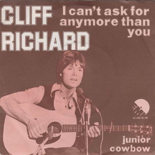 Coverafbeelding I Can't Ask For Anymore Than You - Cliff Richard