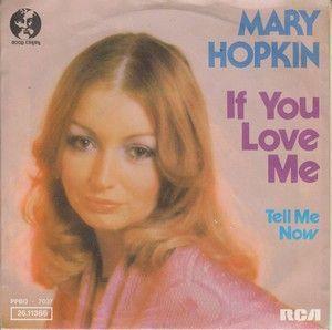 Coverafbeelding If You Love Me - Mary Hopkin