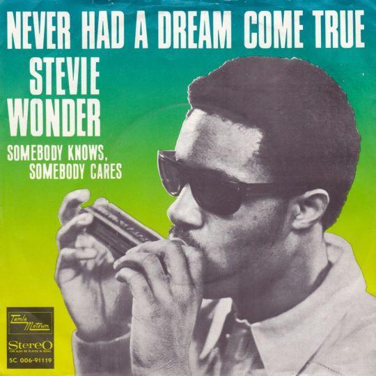 Coverafbeelding Never Had A Dream Come True - Stevie Wonder