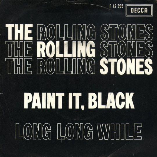 Coverafbeelding Paint It, Black ((1966)) / Paint It Black - Titelsong Tour Of Duty ((1990)) - The Rolling Stones
