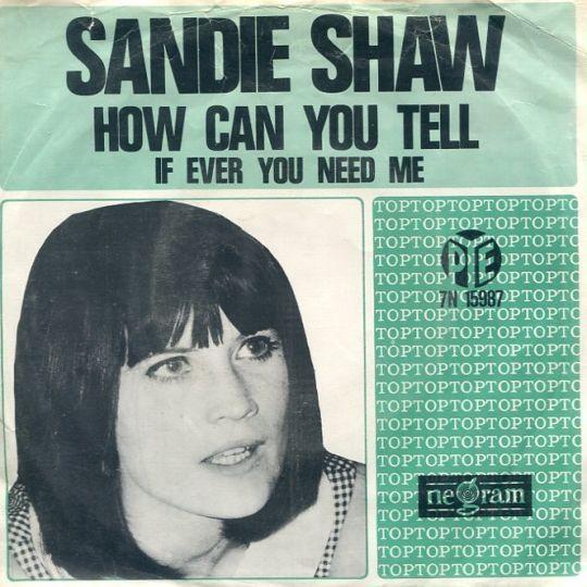 Coverafbeelding How Can You Tell - Sandie Shaw