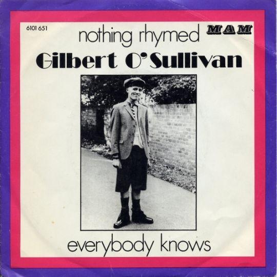 Coverafbeelding Gilbert O'Sullivan - Nothing Rhymed