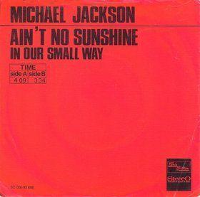 Coverafbeelding Ain't No Sunshine - Michael Jackson