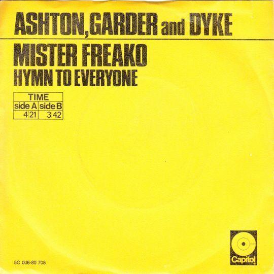 Coverafbeelding Mister Freako - Ashton, Garder And Dyke